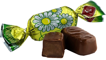 Цукерки глазуровані "Біла ромашка" 1 кг